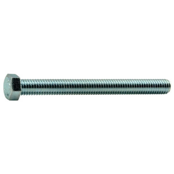 Midwest Fastener 7/16"-14 Hex Head Tap Bolt, Zinc Plated Steel, 4-1/2 in L, 4 PK 39767 - main